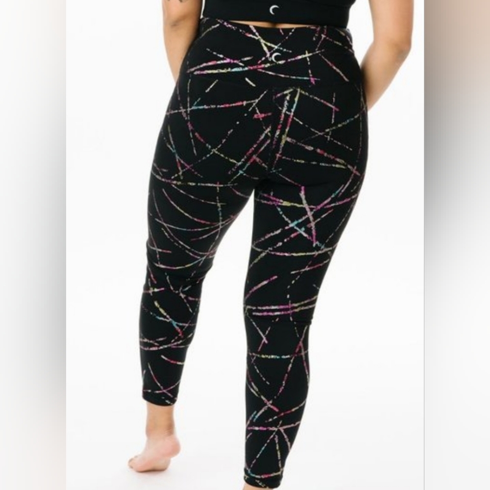 Zyia Active Abstract Leggings 8-10